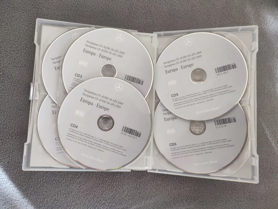 Mercedes-Benz Navi CD Set Audio 50 APS NTG2 EUROPA DEUTSCHLAND 2009 - Bild 4 von 4