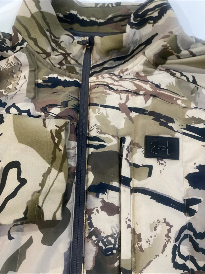 Under Armour Camo Sprint Hybrid Jacket Men's Size XXL 1372597 - Great Gift - Image 3 of 4