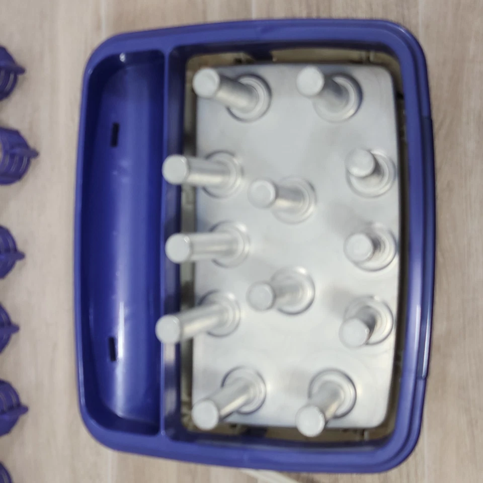 Juego de rizadores Revlon RV-258 12 rodillos calientes flocados Cool Touch con clips rizadores Foto 3 de 4