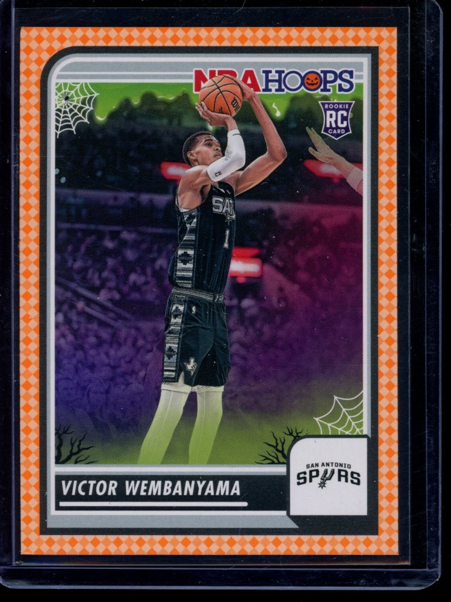 2023-24 Hoops Haunted Hoops #108 Victor Wembanyama Orange