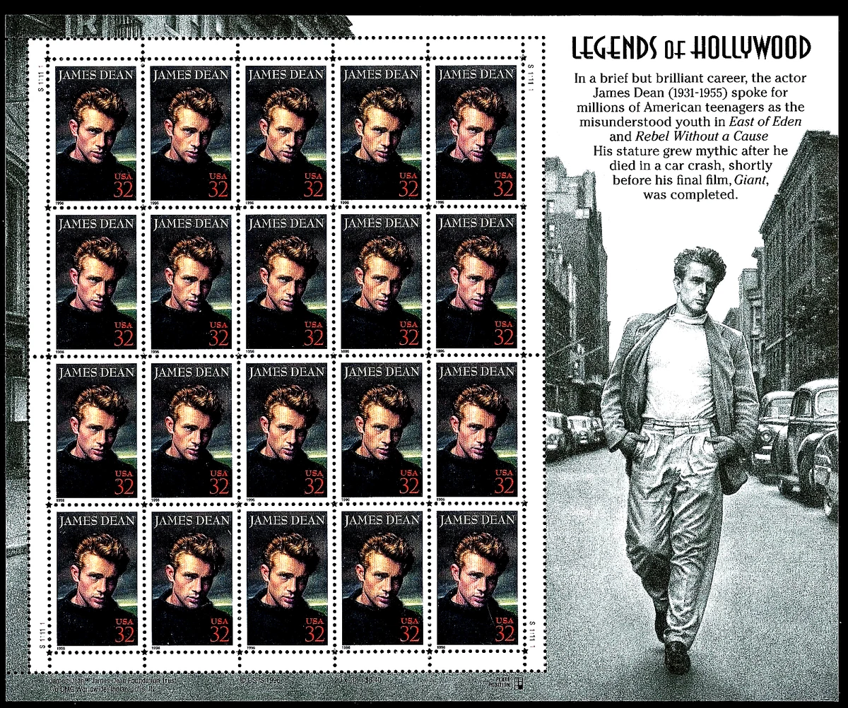 James Dean Stamp Sheet for sale | eBay