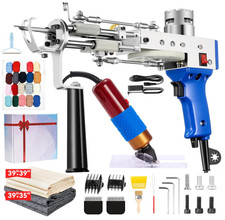 Rug Tufting Gun Kit with Carpet Trimmer, Cloth  2-in-1 Cut/Loop Pile Tool