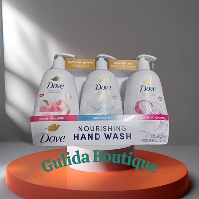 Dove Advanced Care Peach Dragon Fruit Coconut Hand Wash 3 x 12 fl oz