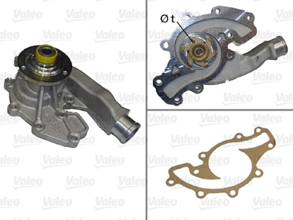 Wasserpumpe MotorküHlung Valeo 506829 FüR Range Discovery L316 Defender L318 1 2-image