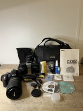 Nikon D3200 24.2MP Digital Camera w/ AF-S Nikkor 18-55mm, 55-300mm Lenses w/Bag