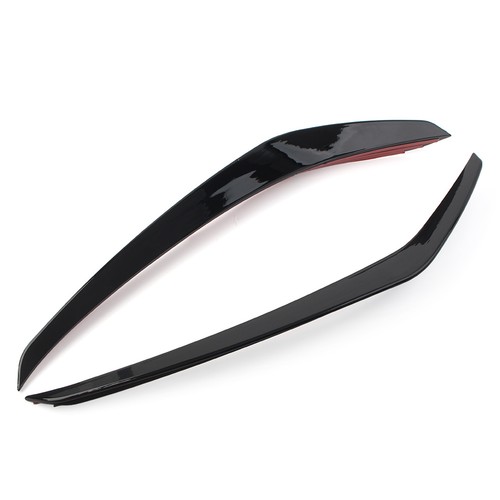 Pair Glossy Black Front Bumper Side Air Vent Trim For VW Golf 7 2013-2016 - Picture 6 of 8