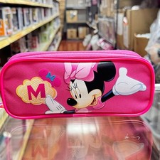 Disney Minnie Mouse Pencil Pouch case Pink 8"W School Supplies Licensed Product