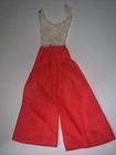 Barbie 1974 Gala Night Palazzo Pant Jumpsuit Lace Halter Pink And Blue Gowns Lot — photo 2