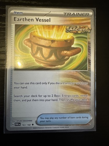 earthen vessel pokemon card value Amazon.com: Earthen Vessel - 163/182 - Paradox Rift - Pokemon Ancient  Trainer Card Lot x4 main image 1