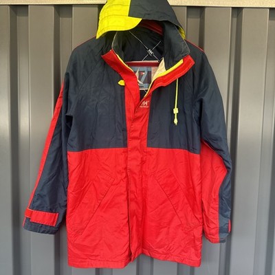 Vintage 90s Yachting Fishing Marine Helly Hanson Waterproof Rain Jacket XS