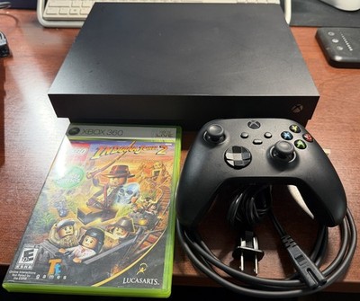 Microsoft Xbox One X 1TB Console Black 1787 + Controller HDMI Power Cord + Game