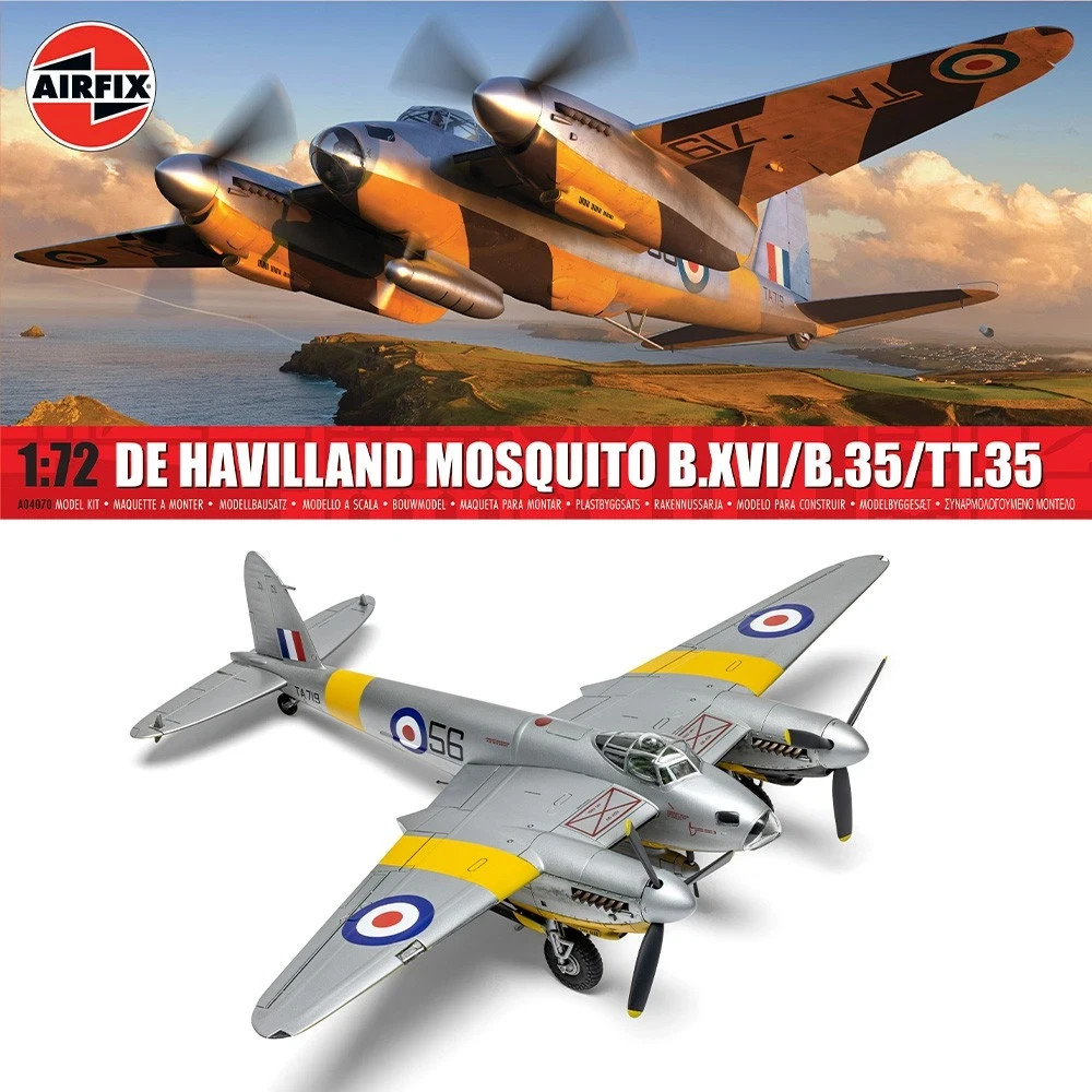 Airfix 04070 De Havilland Mosquito B.XVI-B.35-TT.35. 1:72 Scale Plastic Kit. - Image 12