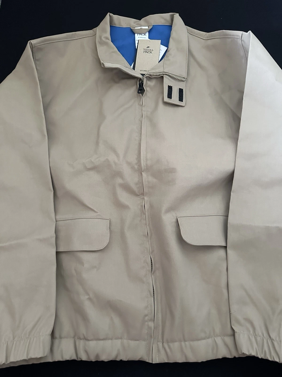 Nike Air Sportswear Tech Pack Storm-FIT Cotton Jacket Khaki Men Sz XL FN2608-247