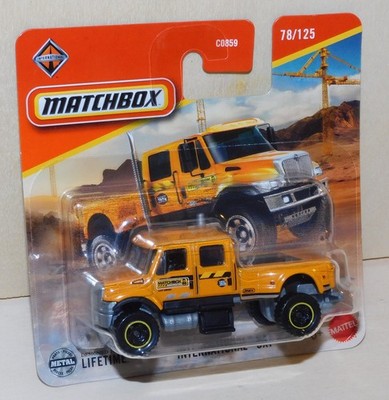 2025 Matchbox INTERNATIONAL CXT gelb Pickup Truck MBX Construction # 78 JBT18