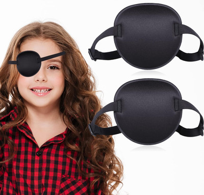 2PCS Eye Patches for Adults Men Kids, Medical Eye Patch Adjustable Eyepatch for