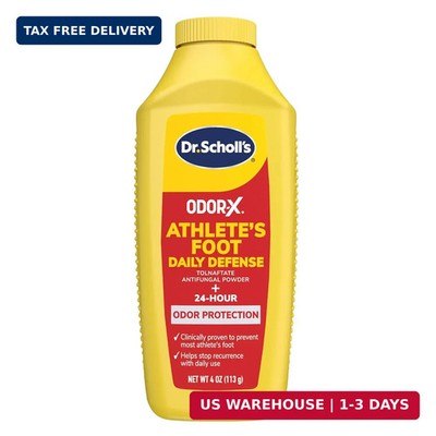 Dr. Scholl's Odor-X Athlete's Foot Daily Defense Powder - 24-Hour Odor Protectio
