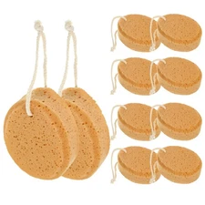 10pcs Shower Sponges Honeycomb Bath Sponge Scrubber Cleansing Supplies