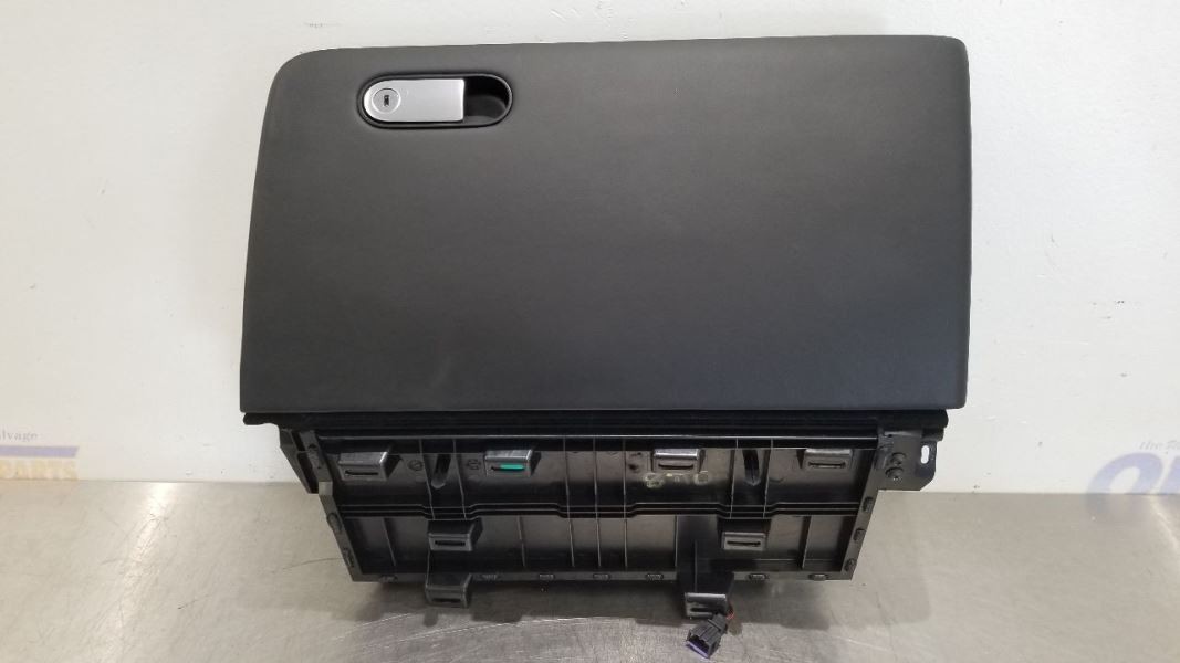 10 BENTLEY CONTINENTAL GT GLOVE BOX ASSEMBLY BLACK LEATHER