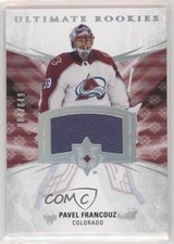 2020 Ultimate Collection Rookies Jersey Relics /649 Tier 1 Pavel Francouz 02u3