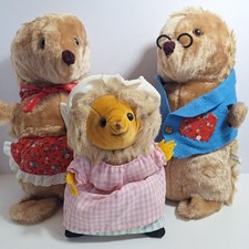 Beatrix Potter Hedgehog Eden Plush Hortense Horatio Tiggy Winkle 1980s Vintage