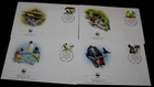AUSTRALIA 1998 WWF,  AUSTRALIAN,BIRDS  SET OF 4 ON 4 WWF FIRST DAY COVERS