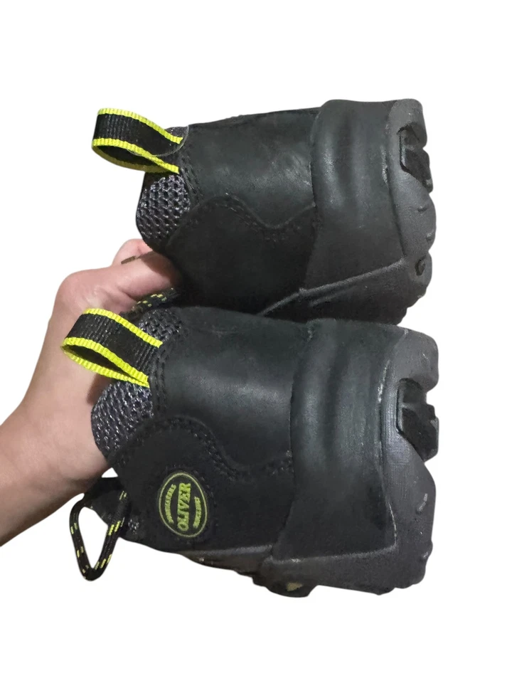 Botas Oliver Punta de Acero Cuero y Malla Industrial Senderista Tobillo Bajo Para Mujer Talla 10.5 Foto 4 de 4