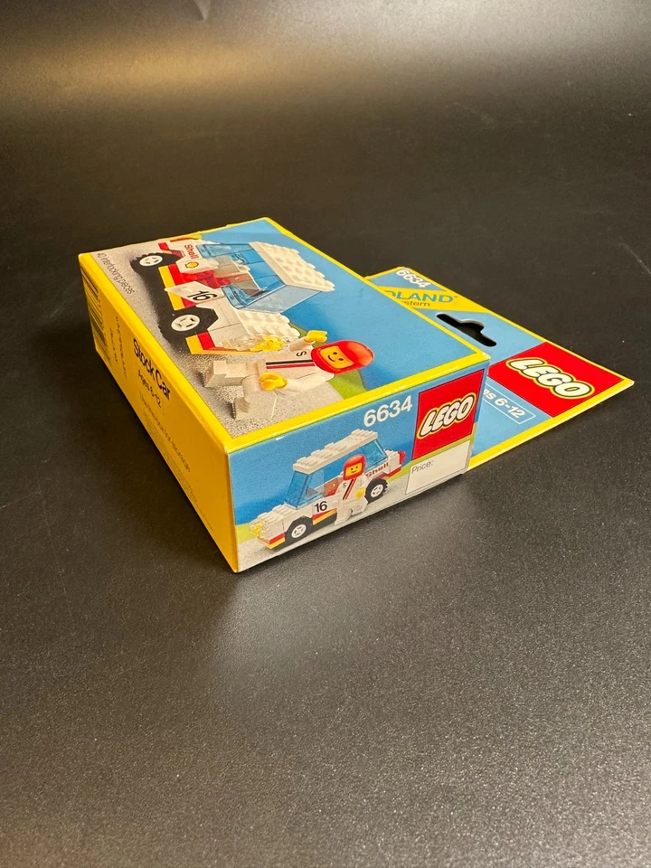 LEGO 6634 Shell Stock Car Classic Town Race LEGOLAND 1986 NUEVA CAJA SELLADA Foto 2 de 4