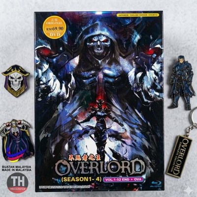 Overlord Season 1-4 + OVA Movies Japanese Anime DVD English Dub