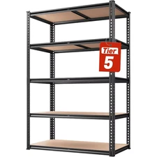 5 Tier Garage Storage Shelves Heavy Duty 2020LBS Adjustable Metal Shelving Unit