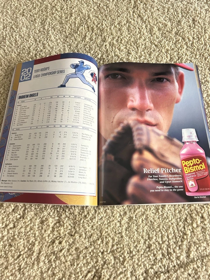 2002 World Series Program Magazine San Francisco Gaints / Anaheim Angels - Image 2 of 4
