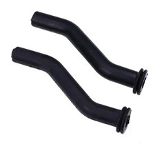 Seamless Fit 3 Inch Vacuum Hoses for Easy Car Installation Set of 2 Black