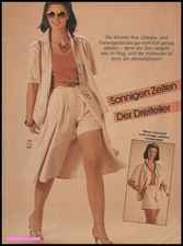 1981 High Heels Magazine Print Ad Women Fashion Long Legs shoes-12B