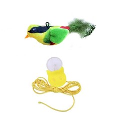 Interactive Pet Sound Bird Toy   Durable Anti-Bite Dog Cat Chew Toy Anxiety Reli
