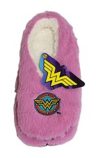 Wonder Woman Deluxe Sherpa Slipper DC s23 One Size Fits Most Lilac Non-Slip