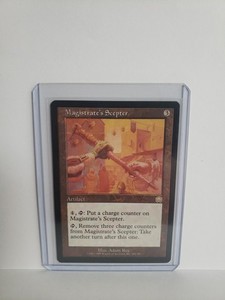 Magic: The Gathering – Magistrate's Scepter (Scettro Del Magistrato), Rara, Dal Core Set 2019 (M19), Carta Singola. - 3