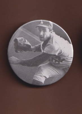 Sandy Koufax Jr 2'' Baseball Button Pin