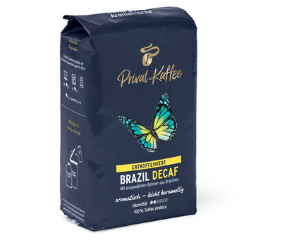 Tschibo Privat Kaffee Brazil Decaf 500 g Ganze Bohne