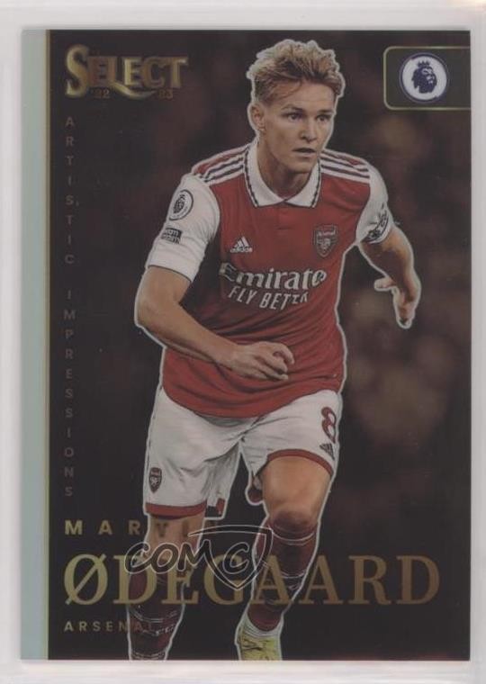 2022 Panini Select Premier League Artistic Impressions Martin Odegaard #8 07r2