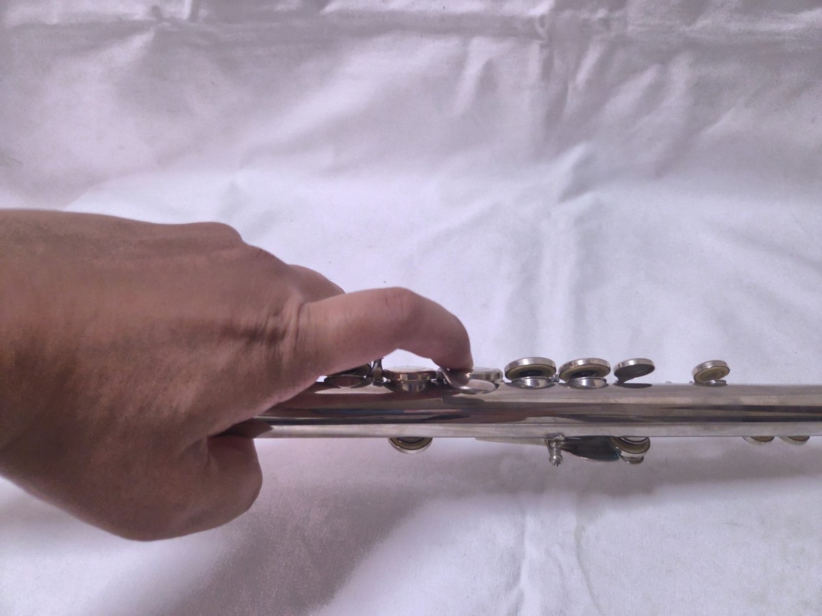 YAMAHA YFL-23 Flute Nickel Plated E Mechanism Tested Working Japan