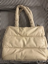 Coach Bolsa Pillow Tote Bag in ivory/buttercream Large - quilted nappa leather