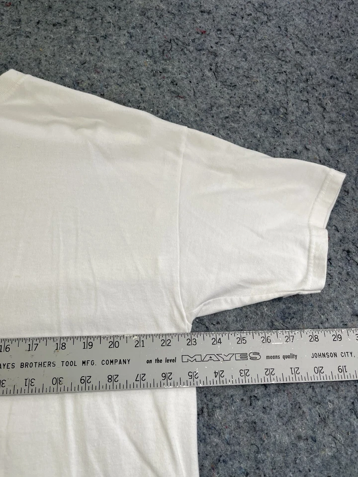 Camiseta Sum 41 Underclass Hero Band XL blanca con gráficos salpicaduras M&O tejidos Y2K Foto 4 de 4