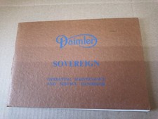 Daimler Sovereign Series 4.2 Owners Handbook With Wiring Diagram & Service Chart