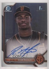 2022 Bowman Chrome Prospect Auto Ryan Reckley #CPA-RR Auto 0c2t