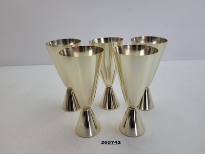 5x Eisbecher Sonnau Alu 60er 70er Jahre Retro Vintage Eisdiele Zubehör #265742