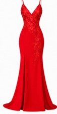 Jovani one of a kind sample size 4 red dress