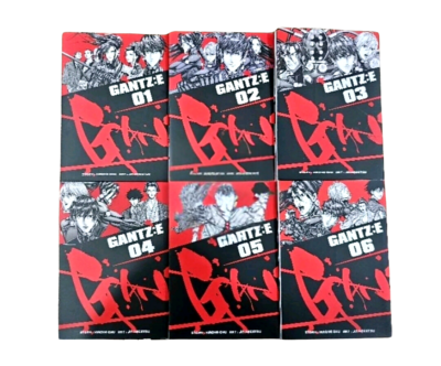 Gantz E Manga Volume 1-6 Set English Version Comic Book Hiroya Oku
