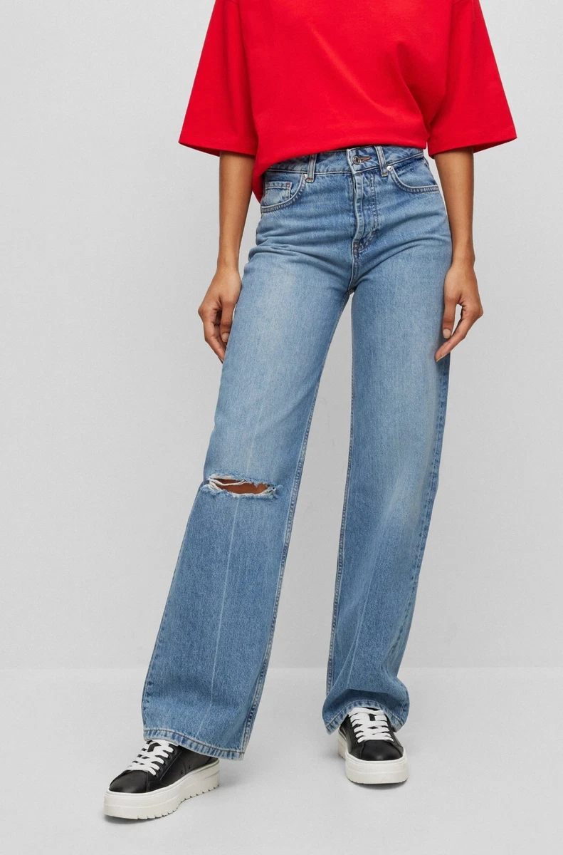 Boss relaxed fit jeans clearance