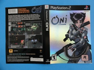 Playstation 2 Oni Original Cover Art No Game Or Case Ebay