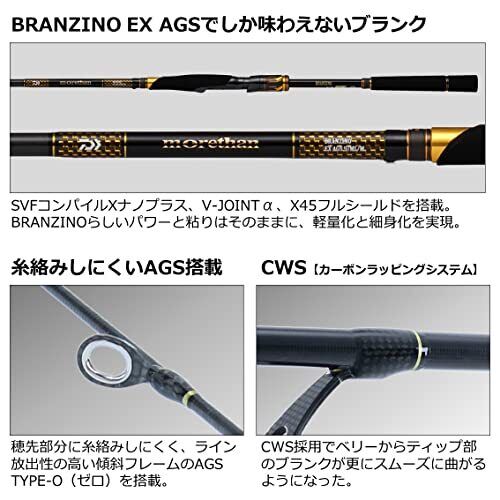 Daiwa 20 MORETHAN BRANZINO EX AGS 87LML 8ft 7in Spinning Rod 2pcs