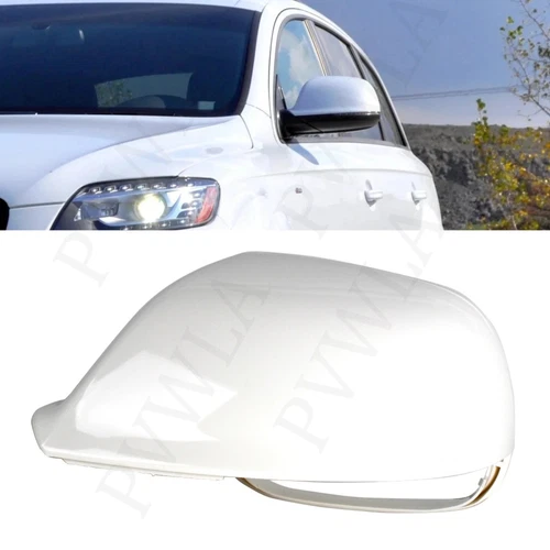 Left Driver Side White Mirror Cover Cap Housing for Audi Q7 Q5 2011 2012-2017